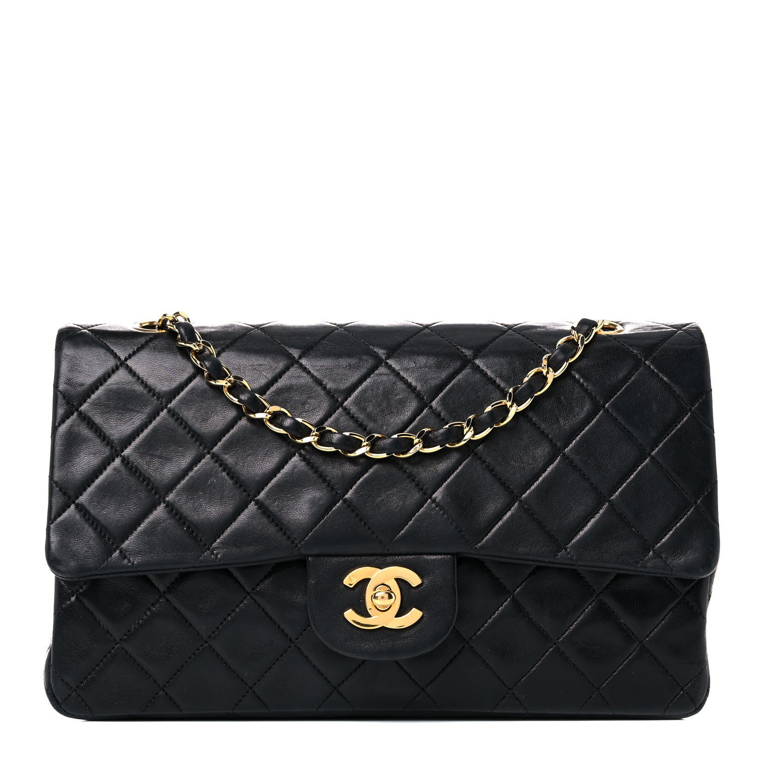 Chanel Lambskin Quilted Small Double Flap Black 1 of 21