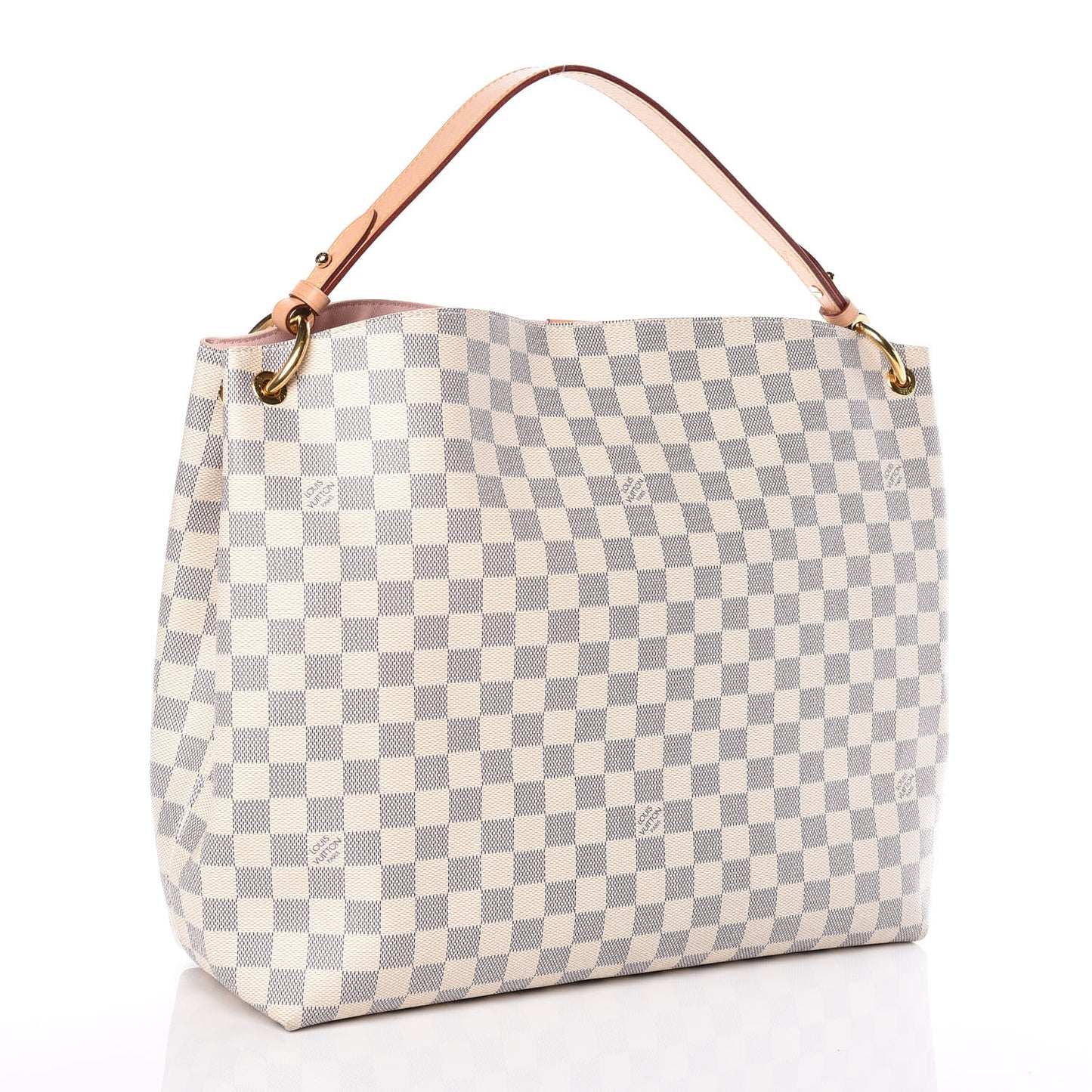 Damier Azur Graceful MM Rose Ballerine