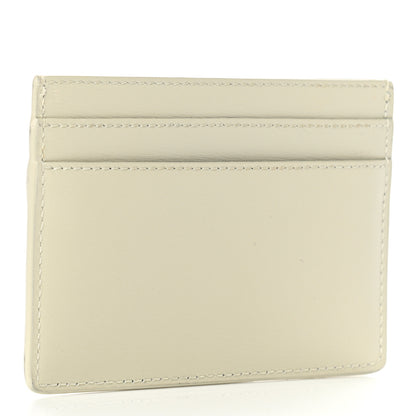 Saint Laurent Calfskin Tiny Cassandre Credit Card Case Blanc Vintage 3 of 7
