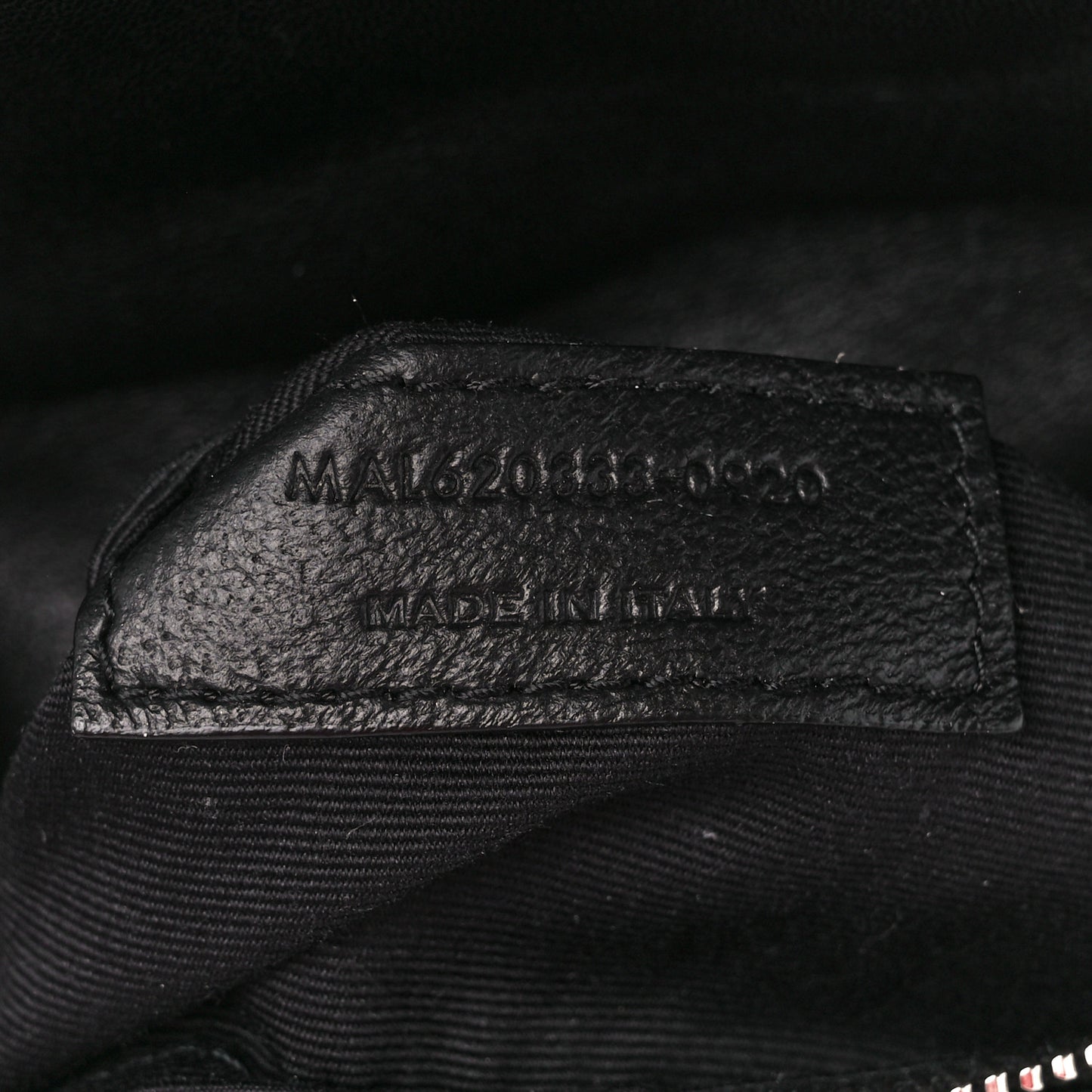 Lambskin Quilted Small Loulou Puffer Monogram Chain Satchel Black