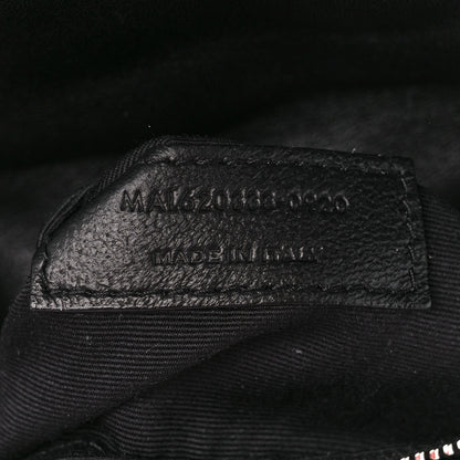 Saint Laurent Lambskin Quilted Small Loulou Puffer Monogram Chain Satchel Black 8 of 11