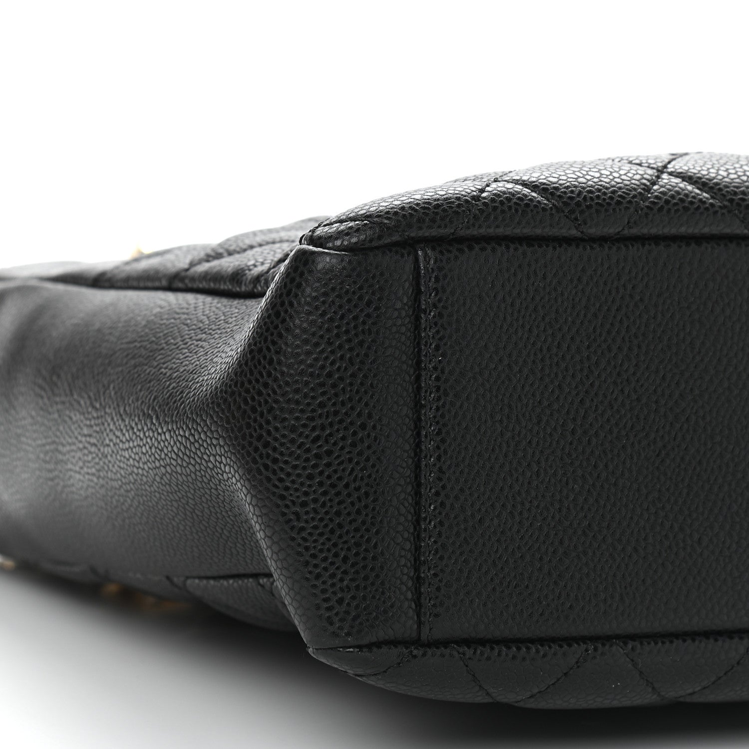 Chanel Caviar Quilted Petit Shopping Tote PST Black 8 of 9
