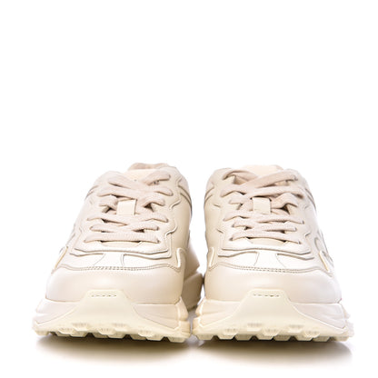 Gucci Calfskin Logo Womens Rhyton Sneakers 35 Ivory 2 of 8