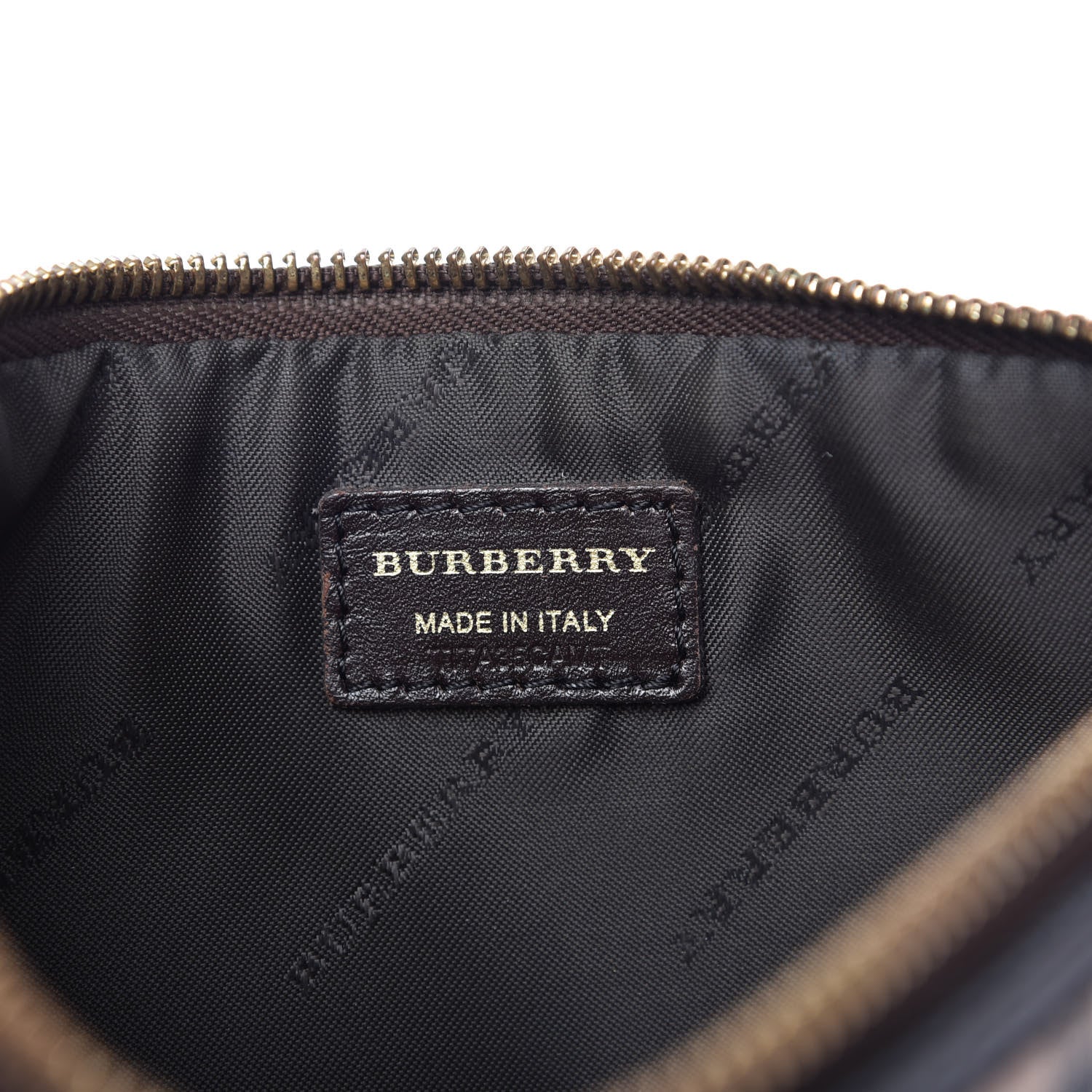 Burberry Haymarket Check Small Peyton Crossbody Clutch Bag Black 8 of 11