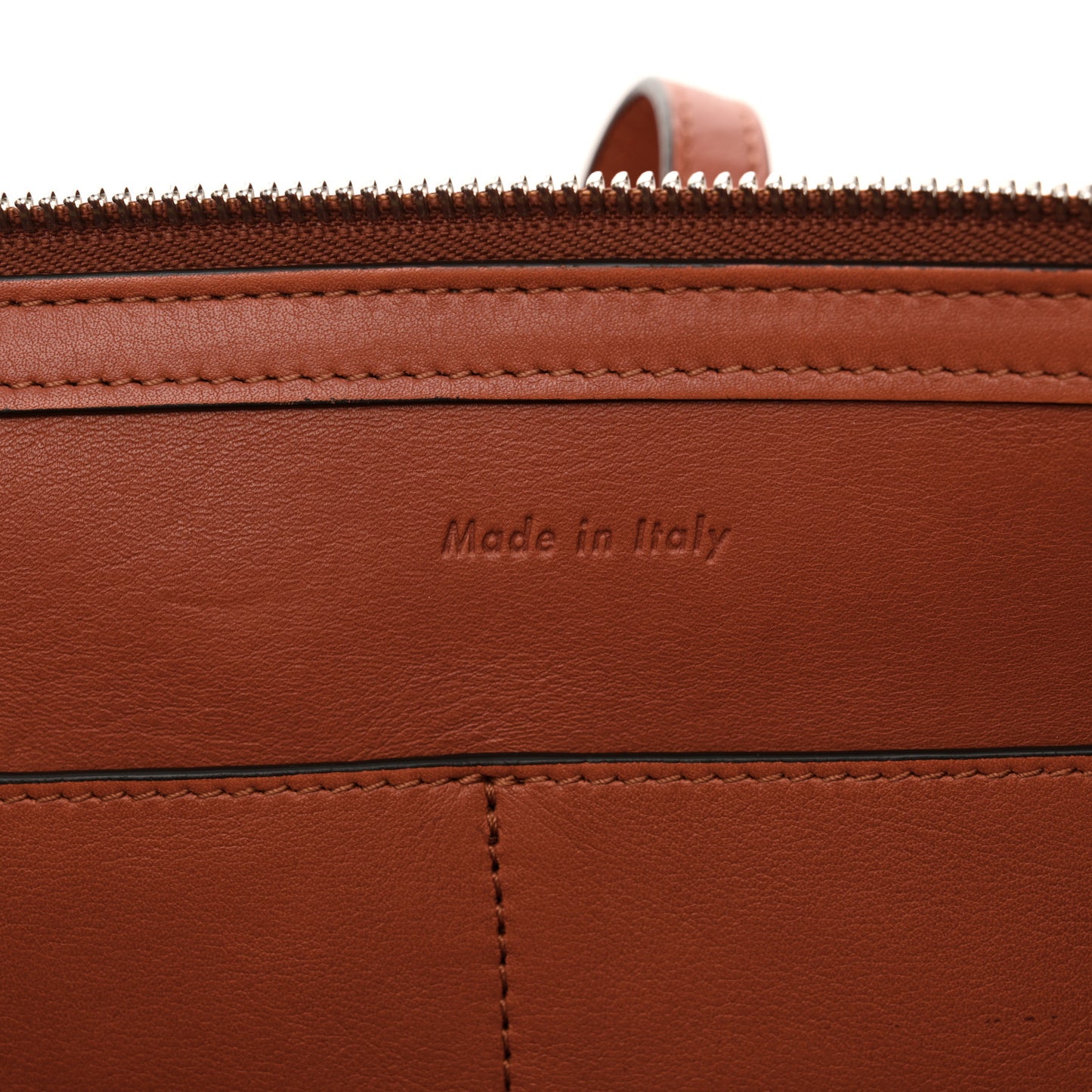 Calfskin Medium Tri-Fold Bag Brick