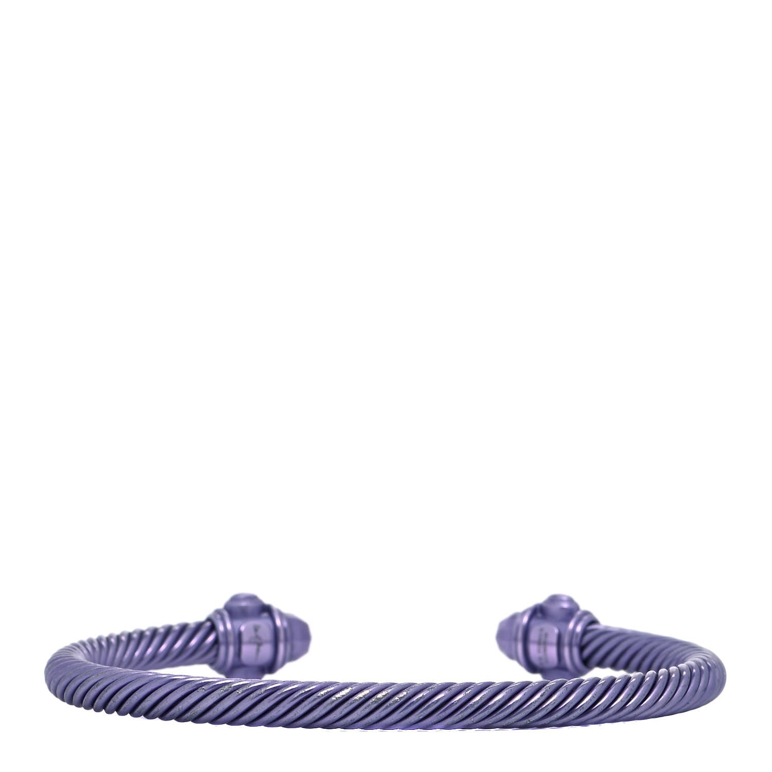 David Yurman Aluminum 5mm Renaissance Bracelet Lavender 3 of 5