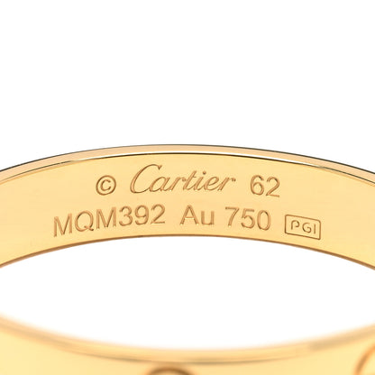 Cartier 18K Yellow Gold 3.5mm LOVE Wedding Band Ring 62 10 3 of 3