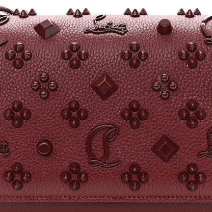 Christian Louboutin Calfskin Spikes Loubinthesky Paloma Clutch 8 of 13