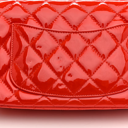 Chanel Patent Calfskin Quilted Mini Rectangular Flap Red 11 of 11