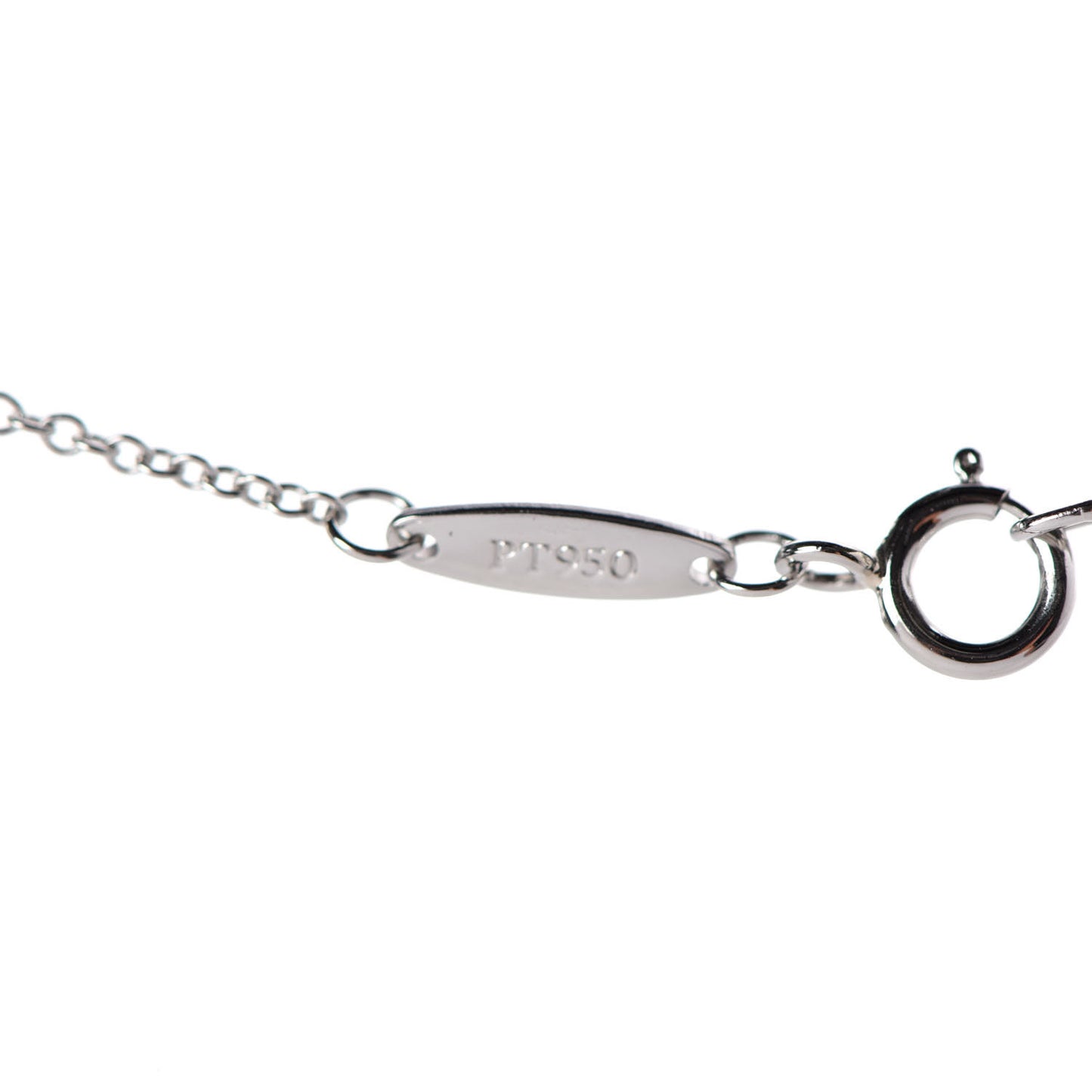 Platinum Diamond .14ct Elsa Peretti Diamonds by the Yard Pendant Necklace