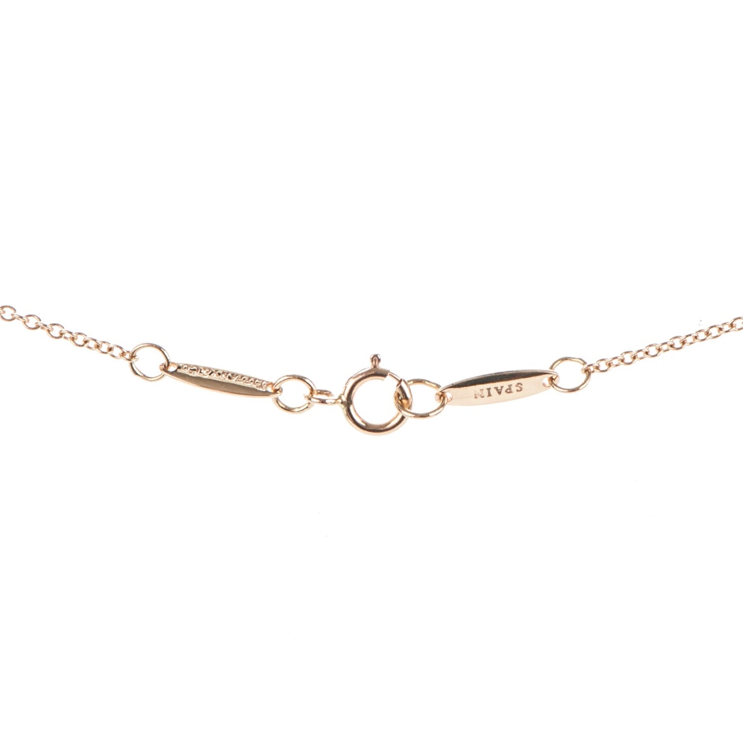 18K Yellow Gold Diamond .24ct Elsa Peretti Diamonds by the Yard Pendant Necklace