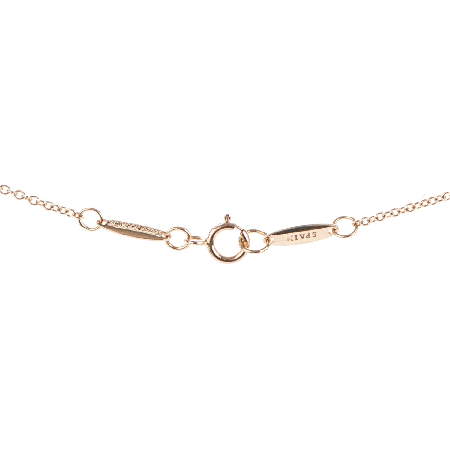 Tiffany 18K Yellow Gold Diamond .24ct Elsa Peretti Diamonds by the Yard Pendant Necklace 4 of 6