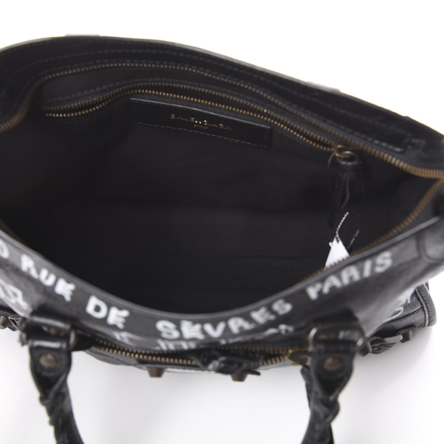 Agneau Classic Hardware Graffiti All Over S City Black