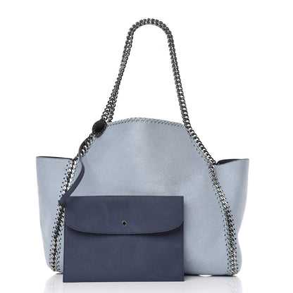 Stella McCartney Shaggy Deer Falabella Reversible Tote Blue 4 of 18