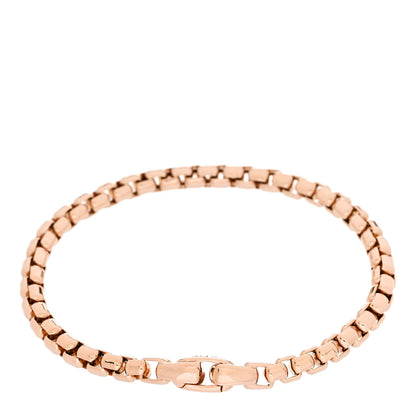 David Yurman 18K Rose Gold 5mm Box Chain Bracelet 2 of 4
