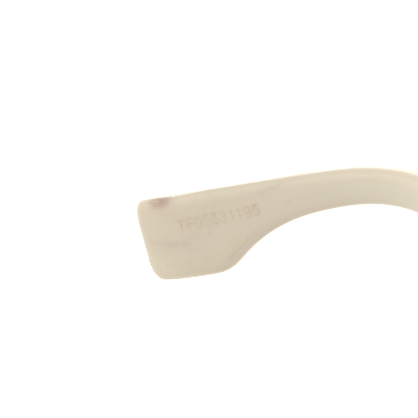 Acetate FF Fendi Butterfly Sunglasses FE40017I White