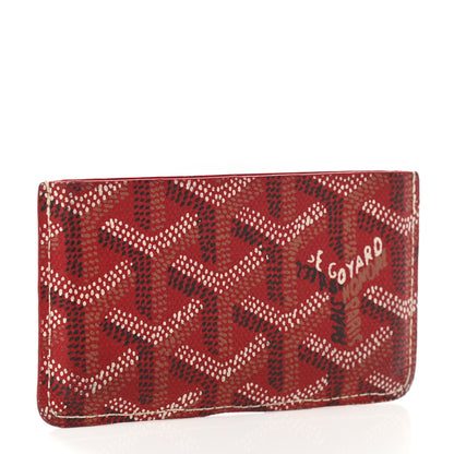 Goyard Goyardine Card Holder Red 3 of 7