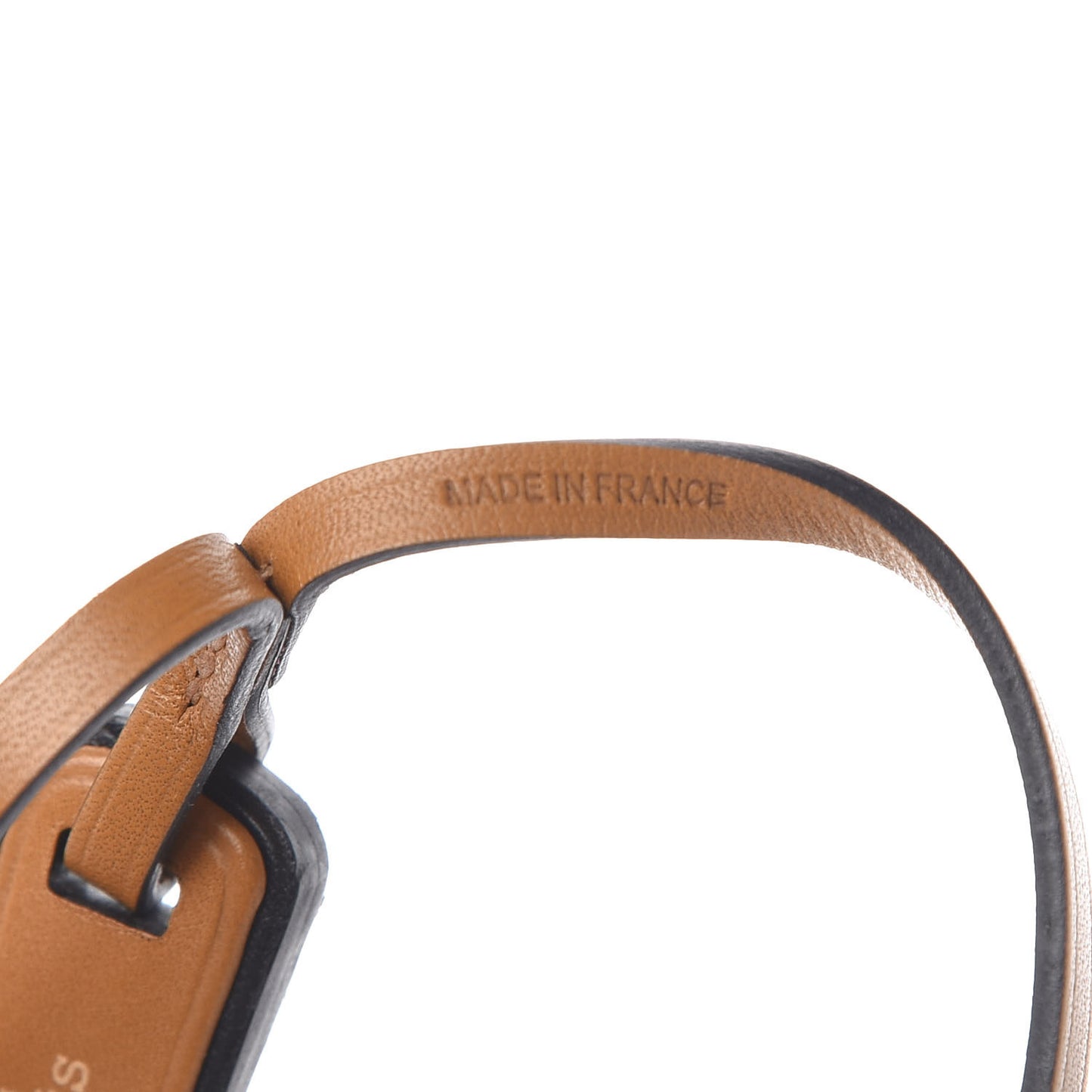 Epsom Butler Calfskin Hunter Oran Nano Bag Charm Black