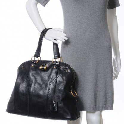 Saint Laurent Leather Large Muse Black 2 of 11