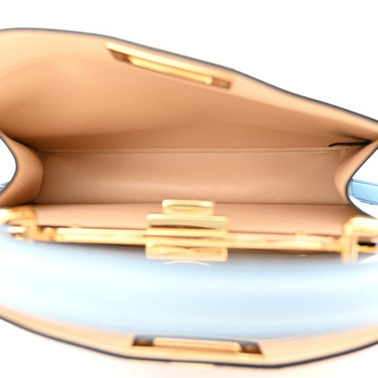 Fendi Vitello Seta Nappa Bi-Color Rainbow Girl Inlay Medium Peekaboo I SEE U Satchel Azzurro Baby Multicolor 5 of 13