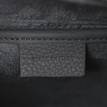 Celine Drummed Calfskin Nano Luggage Kohl 6 of 10