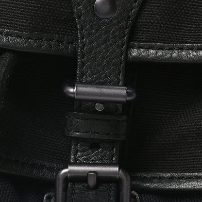 Burberry Canvas Mega Check Korbin Backpack Black 8 of 10