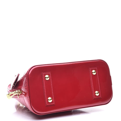 Louis Vuitton Vernis Alma BB Pomme D'Amour 5 of 9