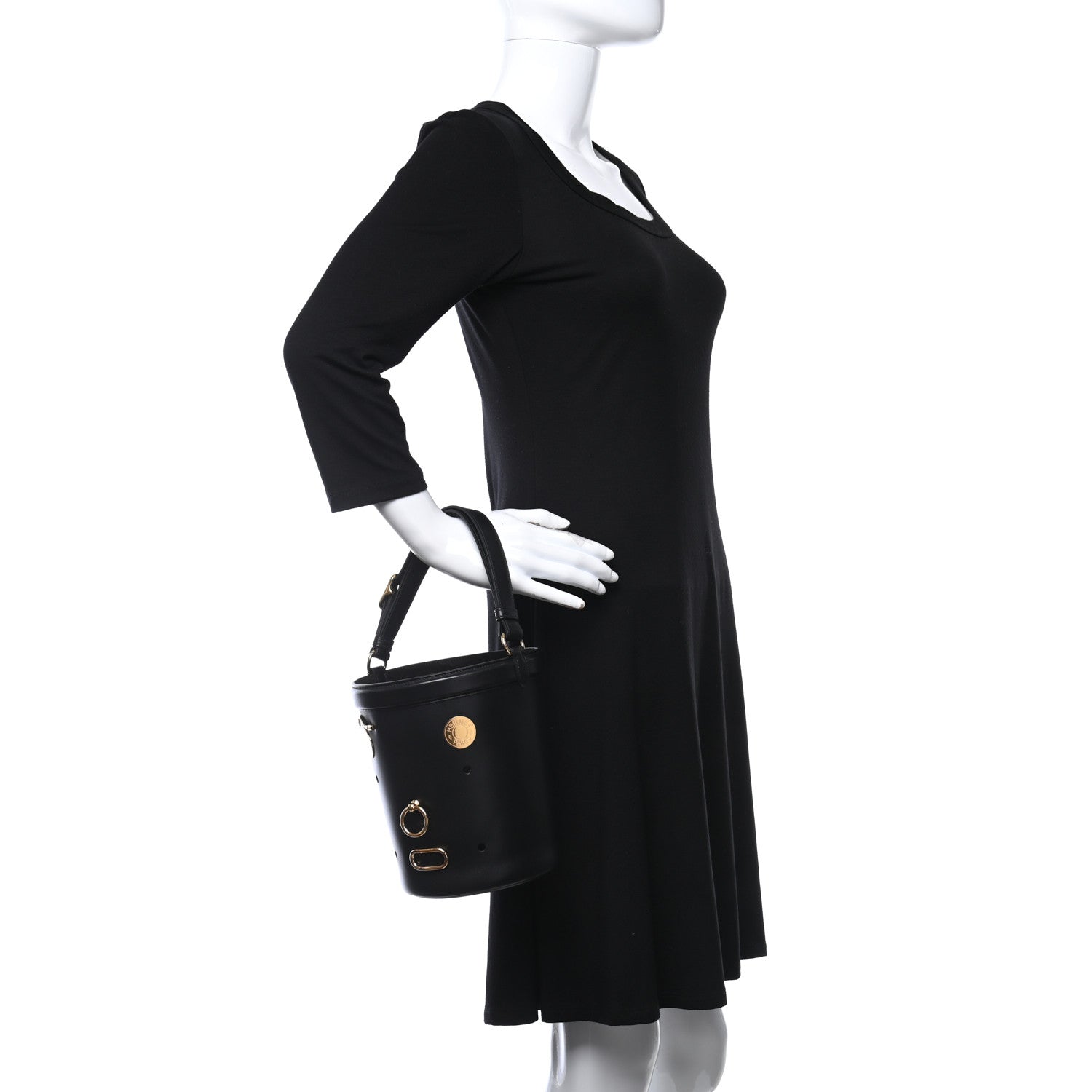 Hermes Tadelakt Sac De Mangeoire Play Bag Black 3 of 6