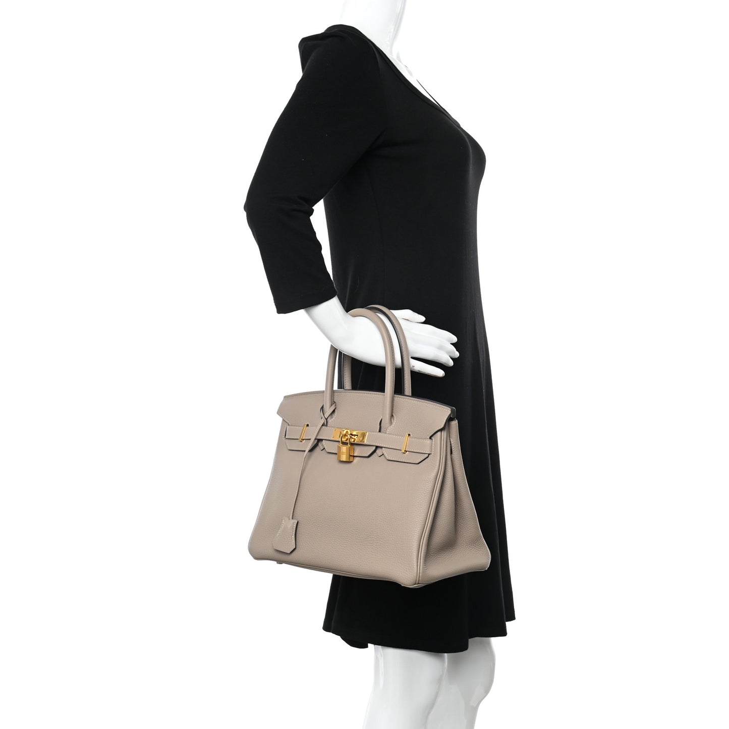 Togo Birkin 30 Gris Tourterelle