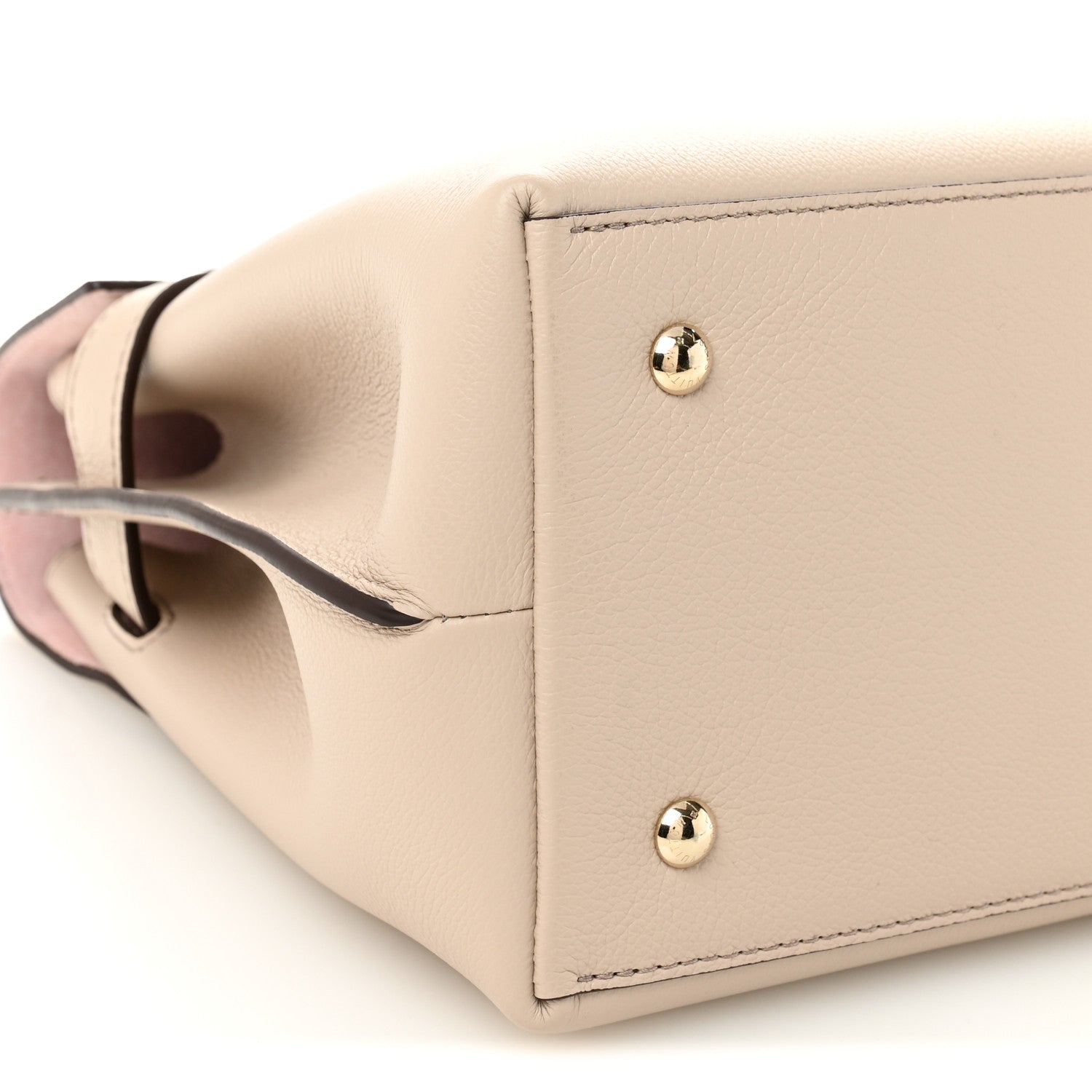 Louis Vuitton Soft Calfskin Lockme Ever MM Greige 8 of 10
