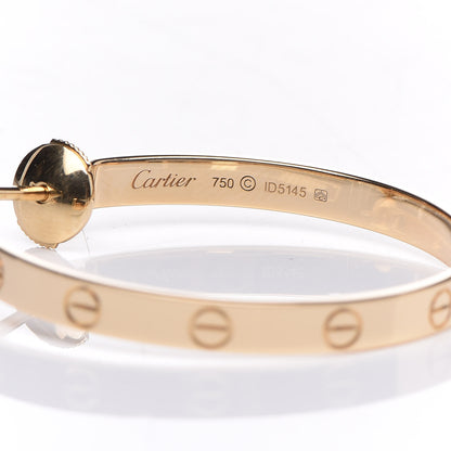 Cartier 18K Yellow Gold Large LOVE Hoop Earrings 3 of 5