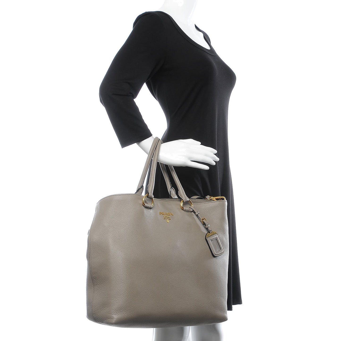 Vitello Phenix Tote Argilla