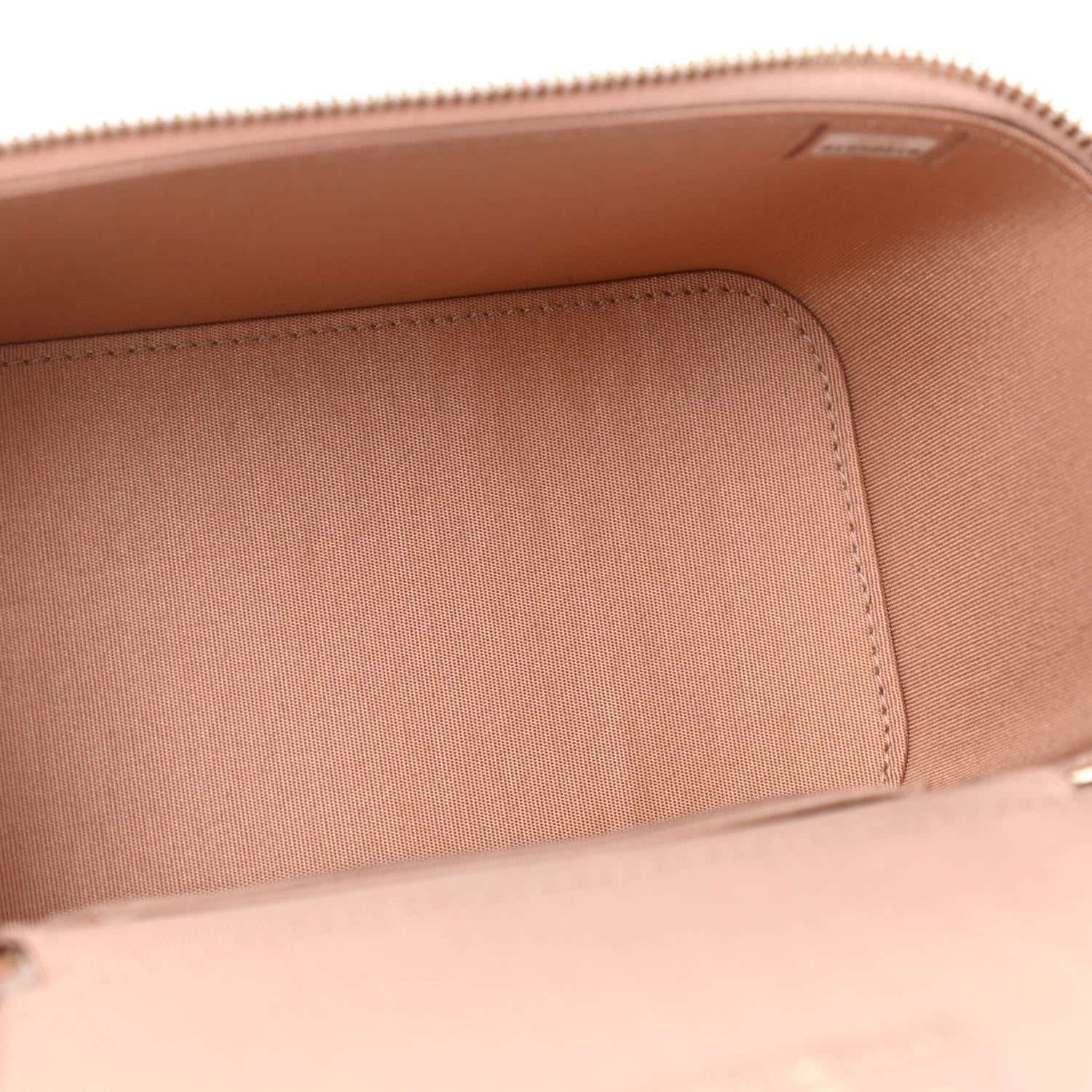 Chanel Lambskin Quilted Small Top Handle Vanity Case With Chain Beige 4 of 4