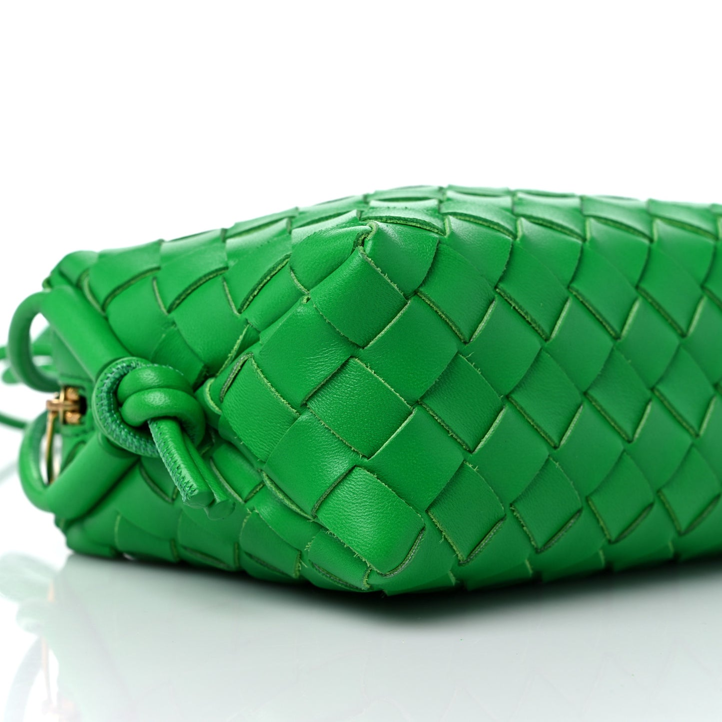 Nappa Intrecciato Mini Loop Camera Bag Parakeet