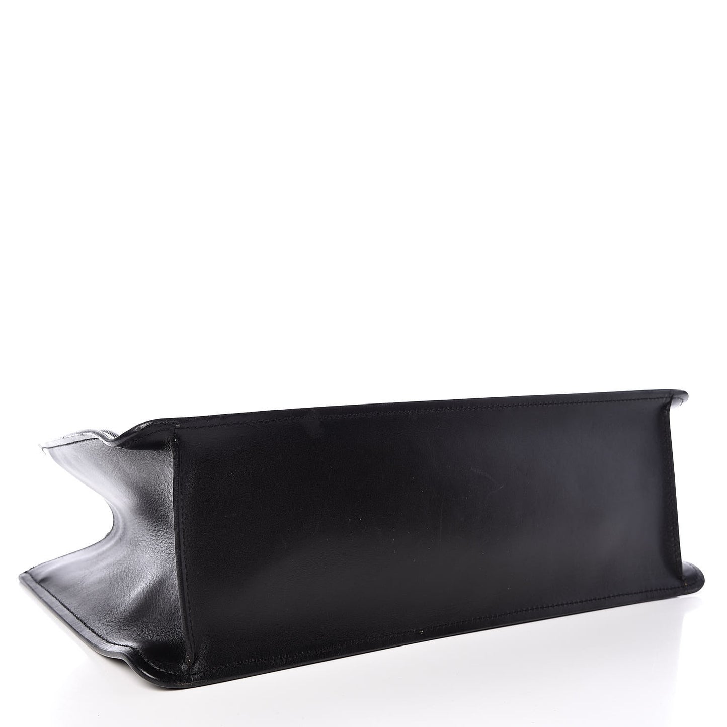Smooth Calfskin Country Ride Tote Black