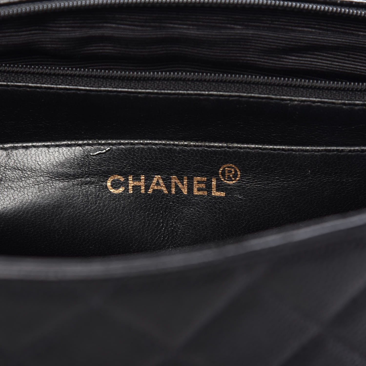 Chanel Caviar Quilted Jumbo Single Flap Black 6 of 9