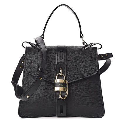 Chloe Grained Calfskin Medium Aby Day Shoulder Bag Black 1 of 10