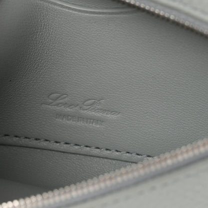 Loro Piana Grained Calfskin Extra Pocket Mini Pouch Minty Breeze 6 of 10