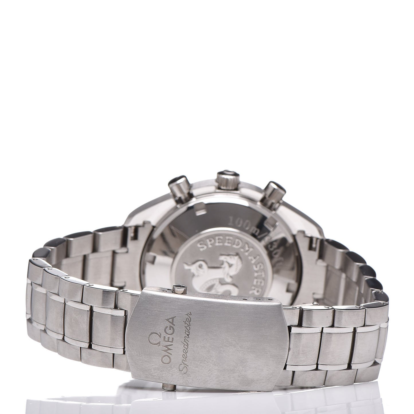 Stainless Steel 40mm Speedmaster Date Chronograph Automatic Watch Grey 323.30.40.40.06.001