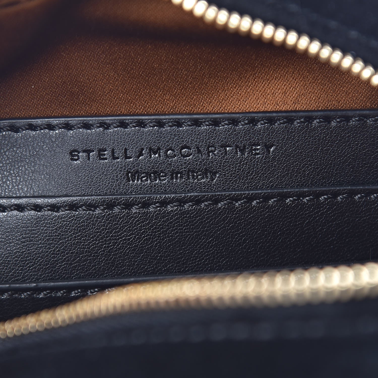 Stella McCartney Velvet Crystal Monogram Mini Round Crossbody Bag Black 6 of 10