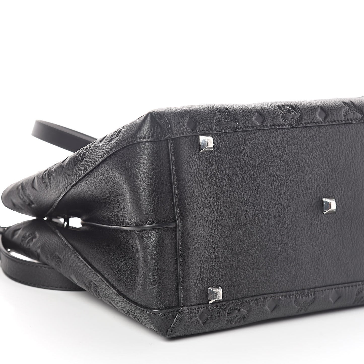 Calfskin Ottomar Monogram Large Essential Tote Black