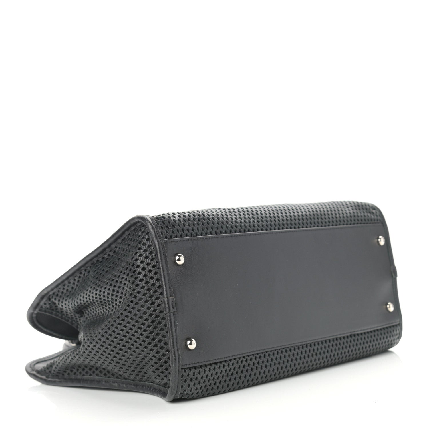 Chanel Calfskin Perforated Up In The Air Tote Black 4 of 13