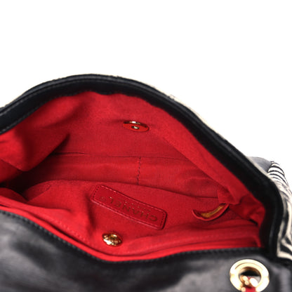 Chanel Jersey Quilted Small Coco Sailor Flap Navy White Red 4 of 9