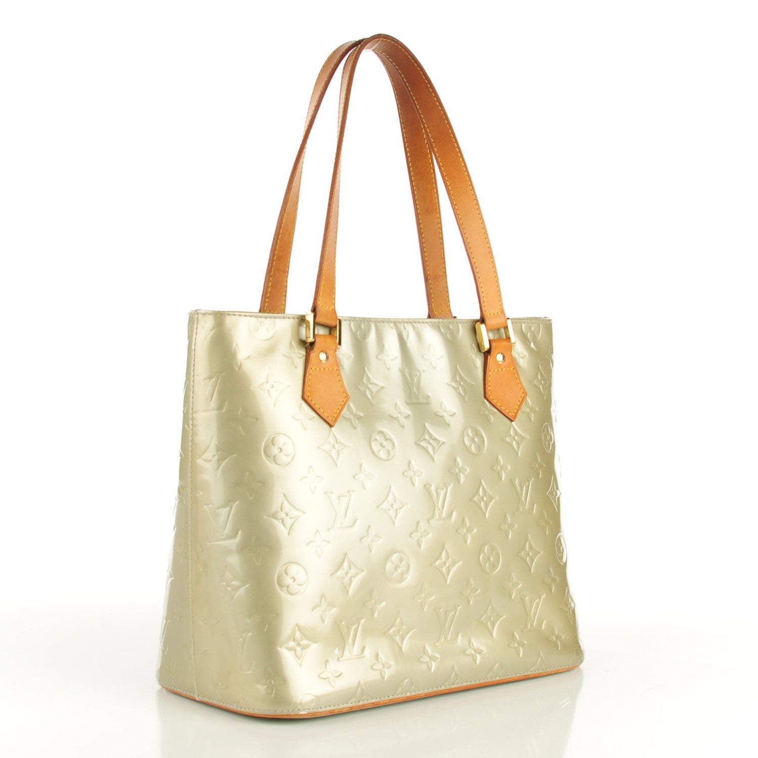 Louis Vuitton Vernis Houston Silver 5 of 11