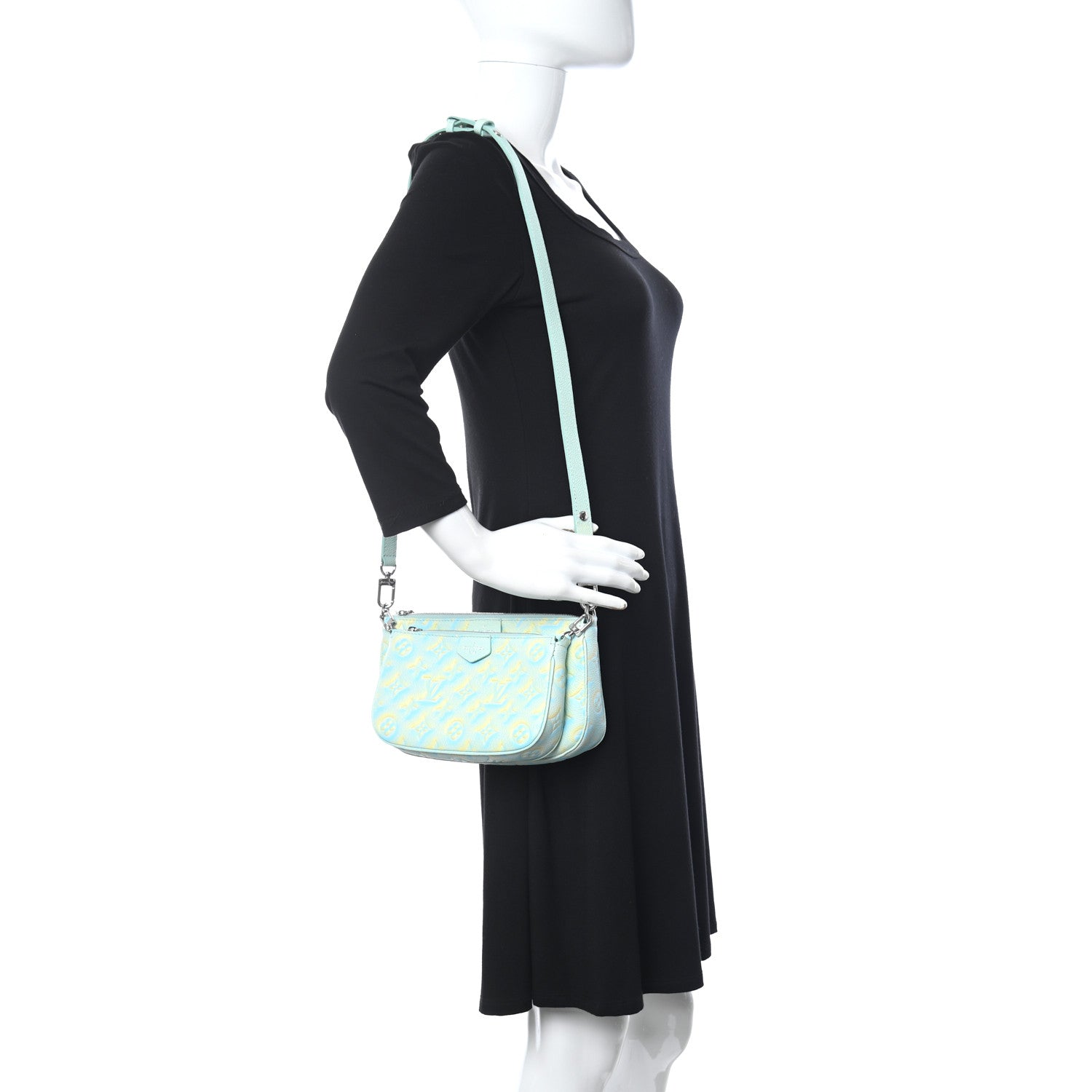 Louis Vuitton Empreinte Monogram Summer Stardust Multi Pochette Accessories Water Green 2 of 10