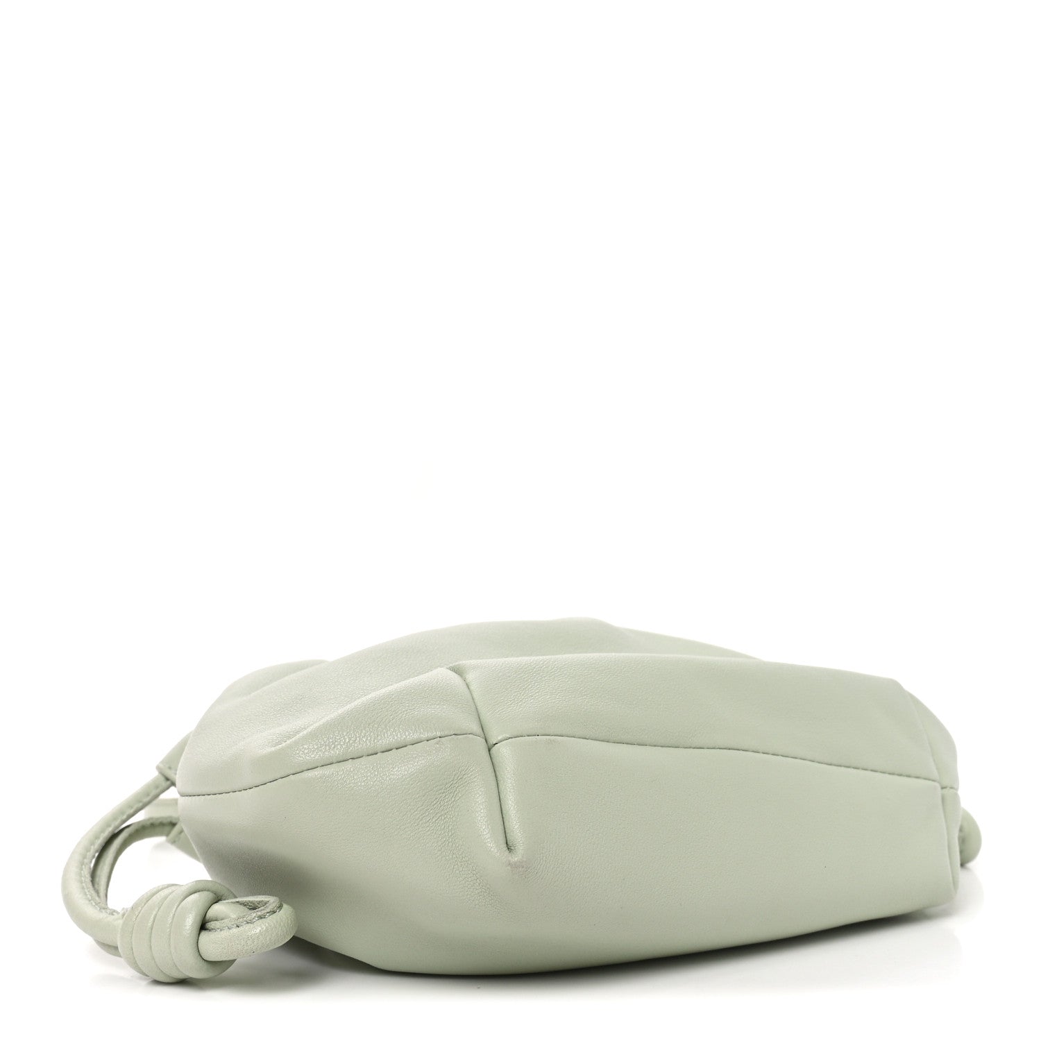 Loewe Mellow Nappa Donut Chain Mini Flamenco Knot Clutch Spring Jade 4 of 10