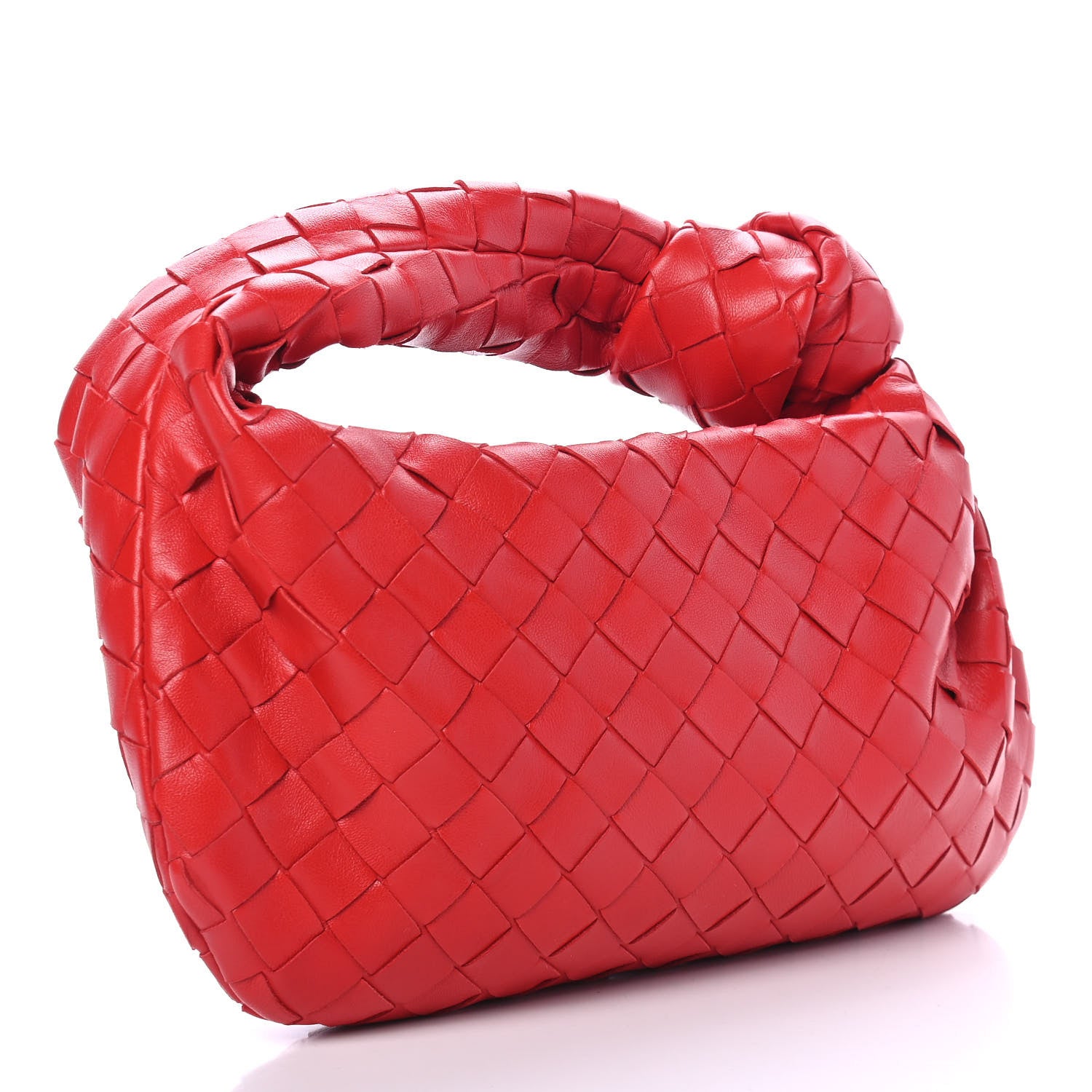 Bottega Veneta Nappa Intrecciato Mini Jodie Red 3 of 11