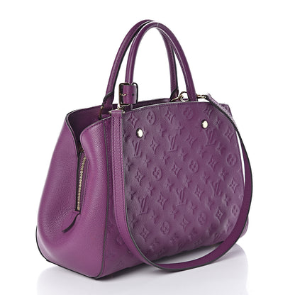 Louis Vuitton Empreinte Montaigne MM Amethyste 3 of 9