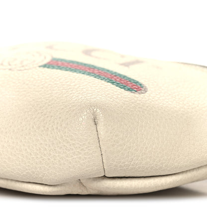Gucci Grained Calfskin Small Logo Belt Bag White 10 of 14