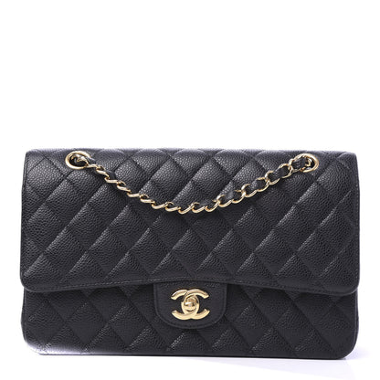 Chanel Caviar Quilted Medium Double Flap Black 1 of 12